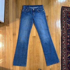 Rock & Republic size 26 y2k low rise flares
